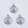Opalite Kitten Pendants G-K234-D16-1