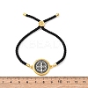 Alloy with Nylon Rope Slider Bracelets BJEW-Z156-02G-02-5