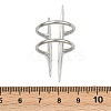 304 Stainless Steel Cuff Rings for Women RJEW-L133-05P-3