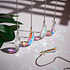 5Pcs Glass Ceiling Fan Pull Chain Extenders AJEW-BC0003-48-6