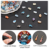 140Pcs 14 Style Electroplate Glass Beads EGLA-AR0001-14-4