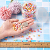 Opaque Acrylic Beads MACR-CW0001-06-7