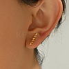 Stylish Vintage Spring Screw 201 Stainless Steel Stud Earrings UA8813-4