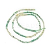 Synthetic Green Yellow Quartz Beads Strands G-G989-B03-2