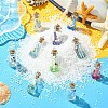 10Pcs Glass Wishing Bottle Pendant Decorations GLAA-YW0005-08-5