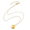 304 Stainless Steel Clear Cubic Zirconia Constellation Pendant Necklaces NJEW-R021-02G-04-4
