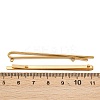 304 Stainless Steel Hair Bobby Pins Findings STAS-F329-02D-G-3