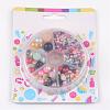 1Box ABS Plastic Imitation Pearl Dome Cabochons SACR-JP0001-M-3