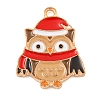 Christmas Theme Alloy Enamel Pendants ENAM-M221-01KCG-04-1