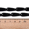 Opaque Glass Beads Strands GLAA-Q113-03A-C06-4