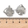 304 Stainless Steel Pendants STAS-P433-14C-P-3