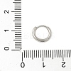 316 Stainless Steel Micro Pave Clear Cubic Zirconia Hoop Cartilage Earrings WG9FB89-04-3