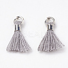 Polycotton(Polyester Cotton) Tassel Pendant Decorations FIND-S275-02P-1