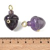 Natural Amethyst Pendants GG-CBA105B-04L-G-3