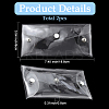 2Pcs Portable Transparent PVC Makeup Brush Bag MRMJ-SP0001-12B-2