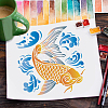 Large Plastic Reusable Drawing Painting Stencils Templates DIY-WH0172-790-7