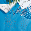 1000Pcs 304 Stainless Steel Eye Pins STAS-PH0007-06-4