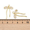 Brass Micro Pave Cubic Zirconia Pendants KK-A269-21G-3