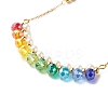 Shell Pearl & Faceted Glass Beads Jewelry Set for Teen Girl Women X1-SJEW-TA00003-12