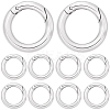 12Pcs Brass Spring Gate Rings KK-SC0008-03P-7