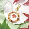 Natural Red Aventurine Chip Pendant Decoration KEYC-JKC00976-03-2