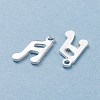 201 Stainless Steel Charms STAS-F162-22S-3