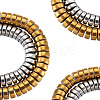 2 Strands 2 Colors Electroplate Non-magnetic Synthetic Hematite Beads Spacers Strands G-TA0001-28-2