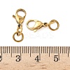 304 Stainless Steel Lobster Claw Clasps STAS-K313-01D-G-3