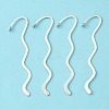 Zinc Alloy Wavy Bookmarks PALLOY-17-AS-FF-1-3