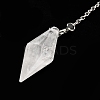 Natural Quartz Crystal Pointed Dowsing Pendulums G-F763-05P-09-2