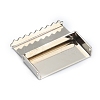 Zinc Alloy Ribbon Crimp Ends FIND-WH0126-13D-P-2