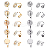 20Pcs 10 Styles Brass Micro Pave Clear Cubic Zirconia Ear Cuff Findings FIND-HS0002-03-1