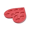 DIY Heart Pendant Silicone Molds DIY-G051-C01-4