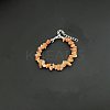 Natural Red Aventurine Chip Beaded Bracelets for Women IW6789-6-1