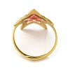 Ion Plating(IP) 304 Stainless Steel Open Cuff Ring RJEW-C083-19G-3