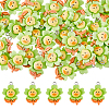 60pcs Opaque Resin Pendants RESI-DC0001-15-1
