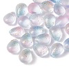 Two Tone Transparent Spray Painted Glass Beads GLAA-T017-01-B03-1
