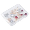 10Pcs 10 Styles Brass Micro Pave Cubic Zirconia Pendants KK-FS0001-80-6