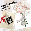 DIY Blank Charms Brooch Pendant Decoration with Imitation Pearl Beaded Making Kit DIY-SC0025-59-5