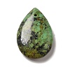 Natural African Turquoise(Jasper) Pendants G-F729-03C-2