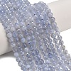 Natural Blue Lace Agate Beads Strands G-C280-B07-6mm-1