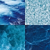 24Pcs 12 Styles Water Ripple Theme Scrapbook Paper Pads PW-WG98DEC-01-4