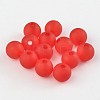 Transparent Acrylic Ball Beads FACR-R021-8mm-04-2