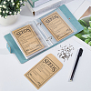5 Inch PU Leather Cover Garden Seed Storage Organizer 2-Ring Binder Album DIY-FH0009-80A-4