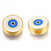 Rack Plating Alloy Enamel Pendants PALLOY-N172-067-3