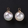 UV Plating Rainbow Iridescent Acrylic Pendants X1-OACR-E008-16KCG-3