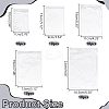 50Pcs 5 Styles PVC Resealable Bags ABAG-WR0001-10-2