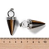 Natural Tiger Eye Pendants G-F777-06P-09-3