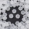 Frosted Transparent Acrylic Beads X1-OACR-P029-03B-06-1