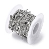 304 Stainless Steel Curb Chains CHS-G041-02P-01-3